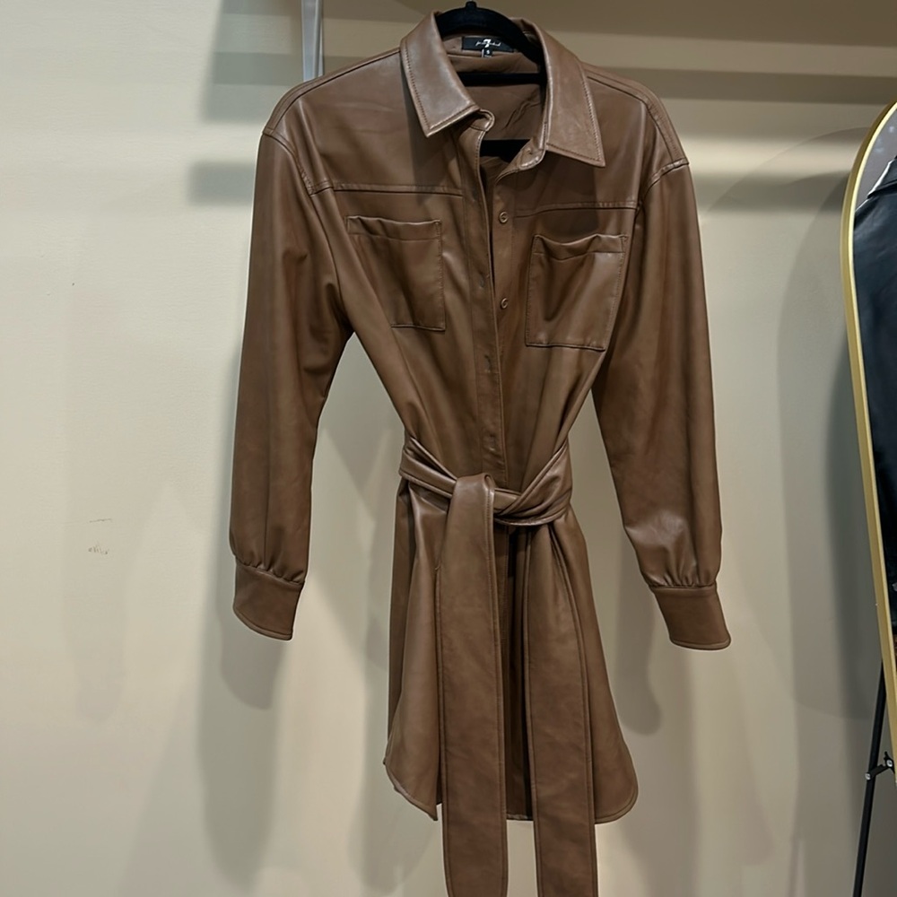 For 7 of all mankind leather top